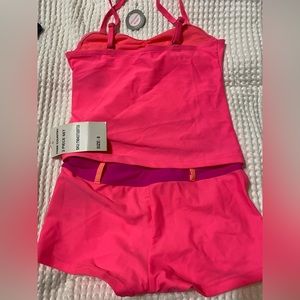 Girls swim suit, size 8, Pink, Free Country